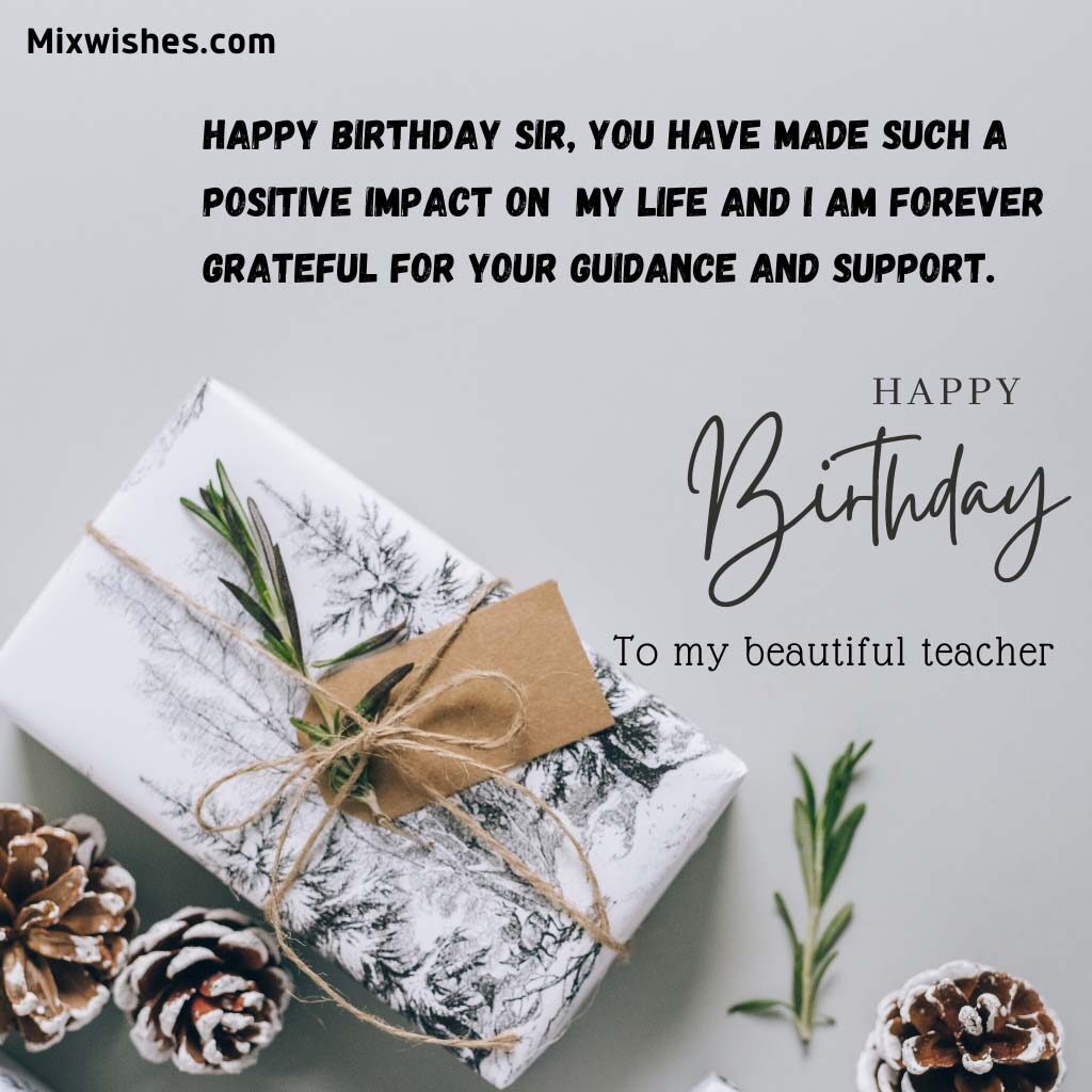 Happy Birthday Wishes To Sir with Inspirational Quotes