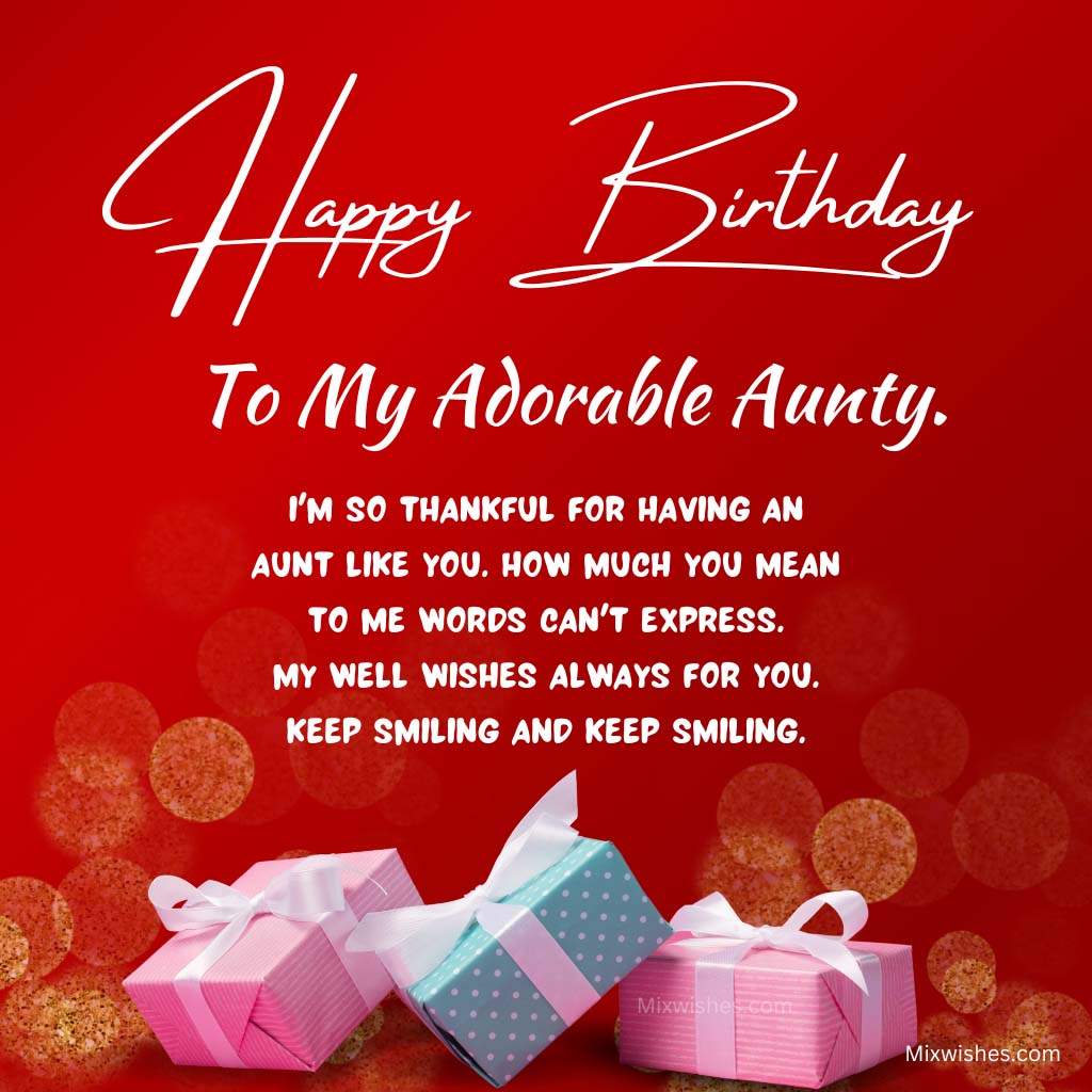 40+ Best Happy Birthday Aunt Wishes, Greetings and Images