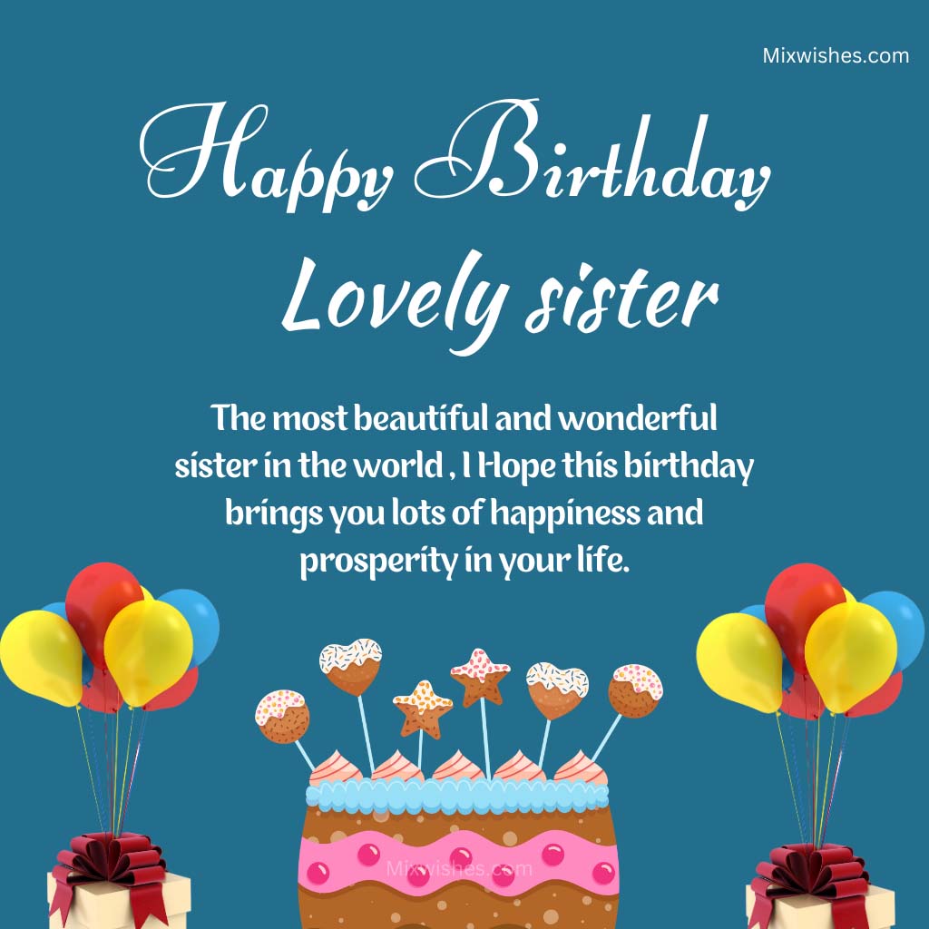 Top 999+ sister birthday wishes images – Amazing Collection sister ...