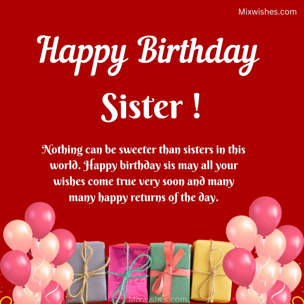 50+ Blessing Birthday Wishes for Little Sister With Images