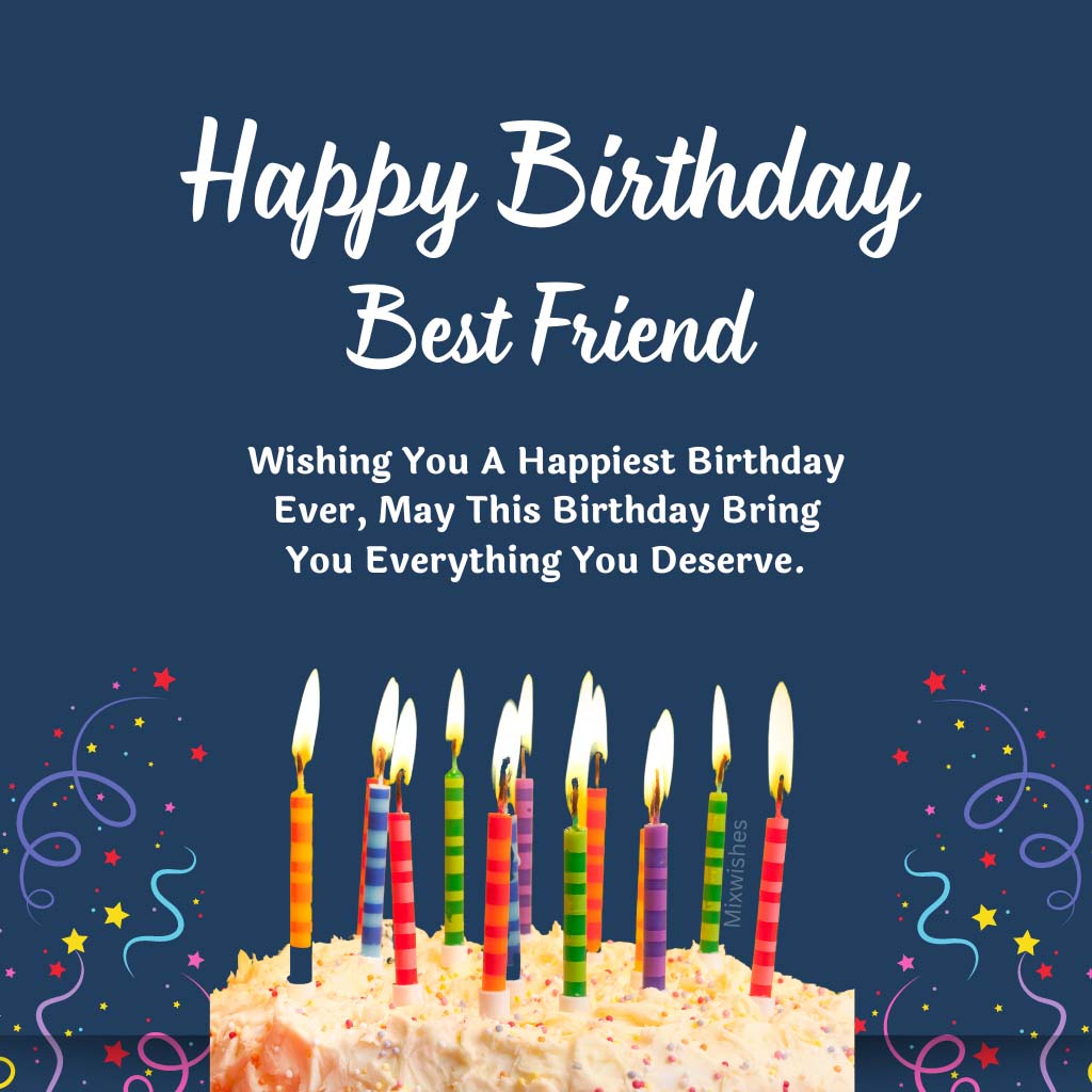 80+ Heartfelt Birthday Wishes for Best Friend with Images