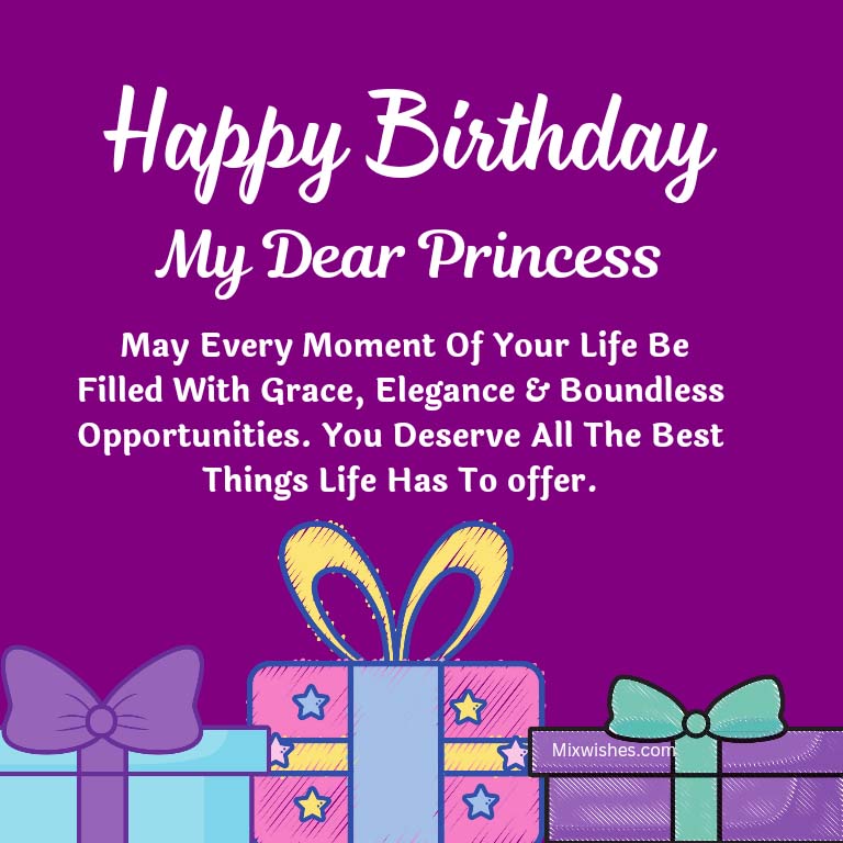 50+ Heartfelt Birthday Wishes for Princess, Quotes and Images
